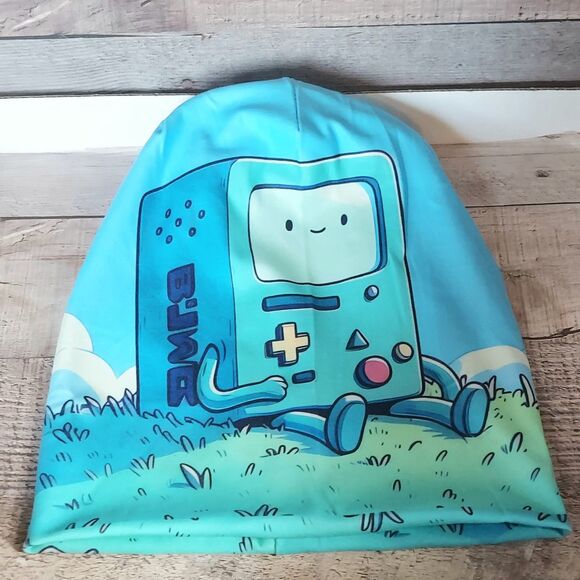 Adventure Time Beanie Hat BMO Soft Stretchy Unisex - Picture 1 of 2